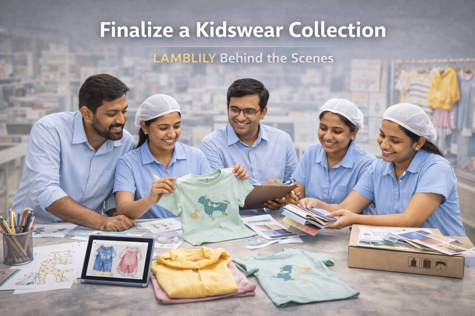 How We Finalize a Kidswear Collection at LAMBLILY