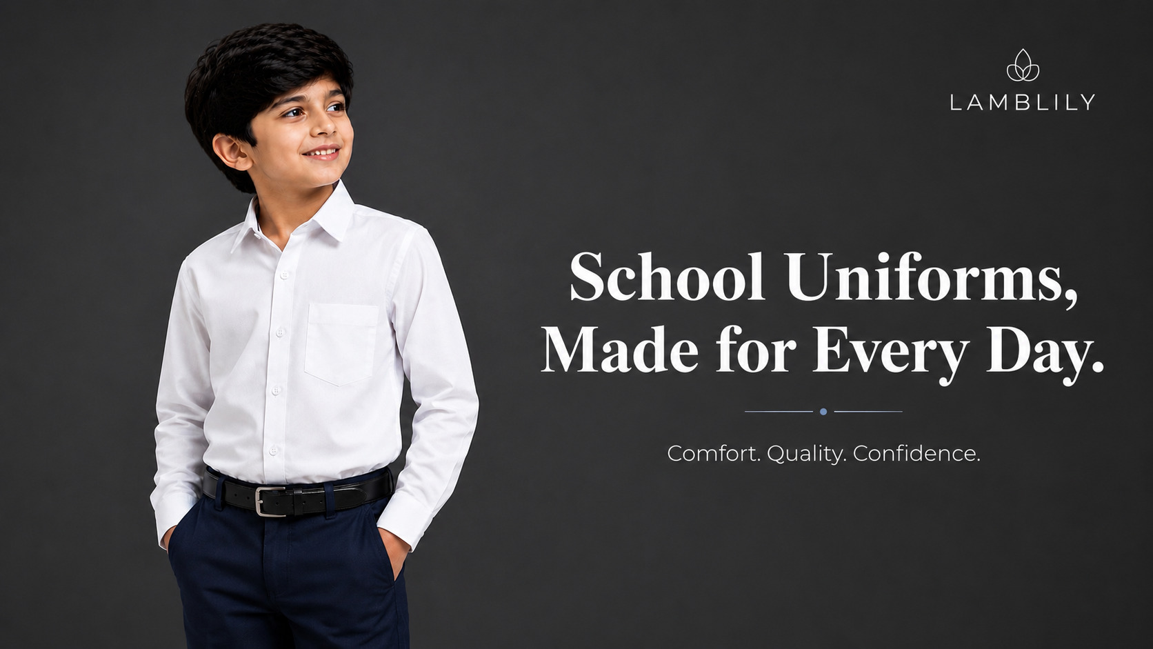 Boys School Uniform Shirt Wholesale: White