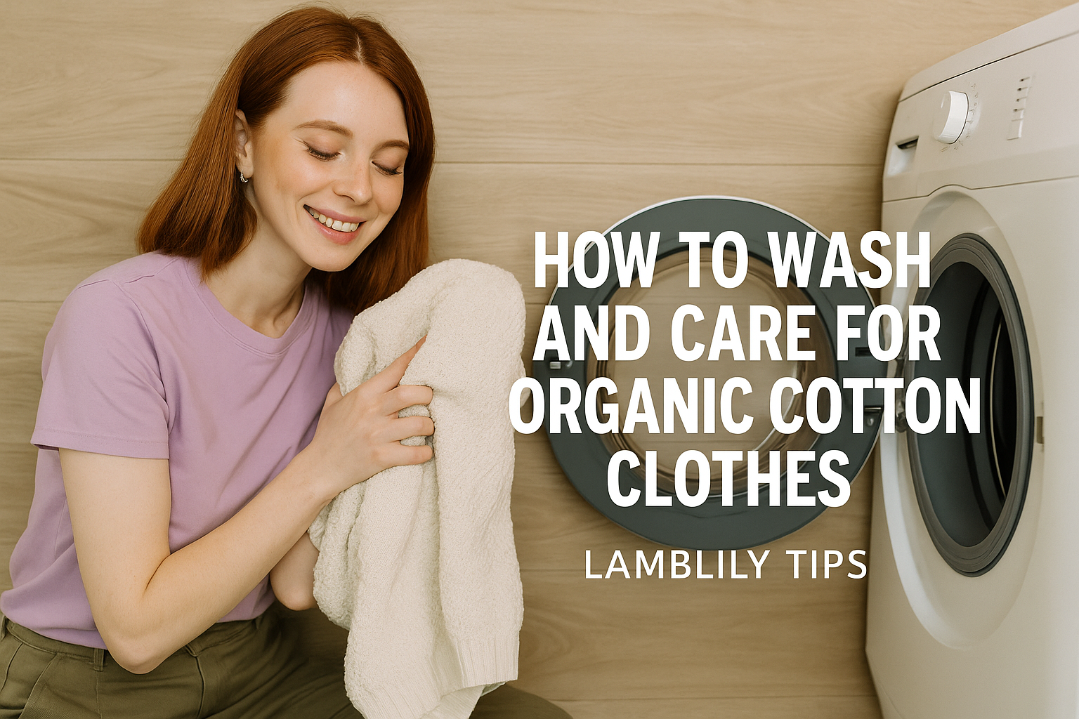 How to care for organic cotton clothes from LAMBLILY