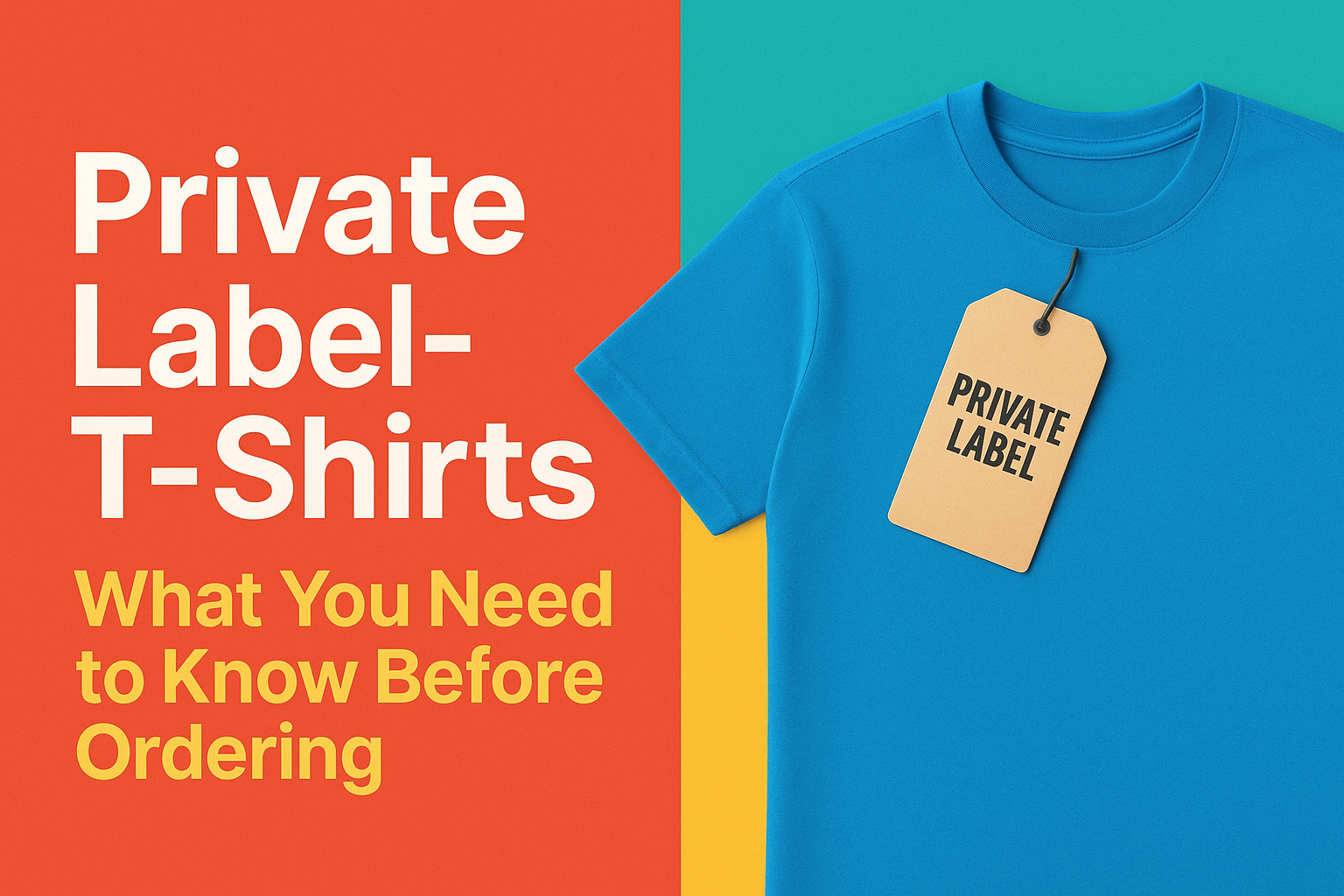Private Label T-Shirts - What You Need To Know Before Ordering