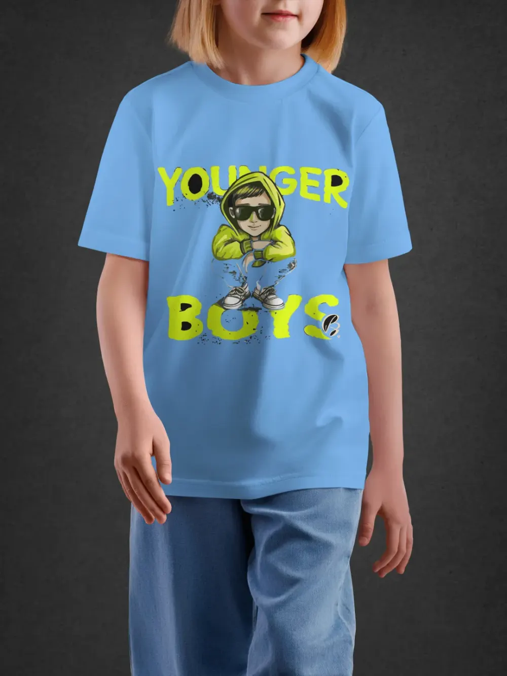 Tshirt for Boys Younger Boys 11-16Y Dynamic Tee in Blue