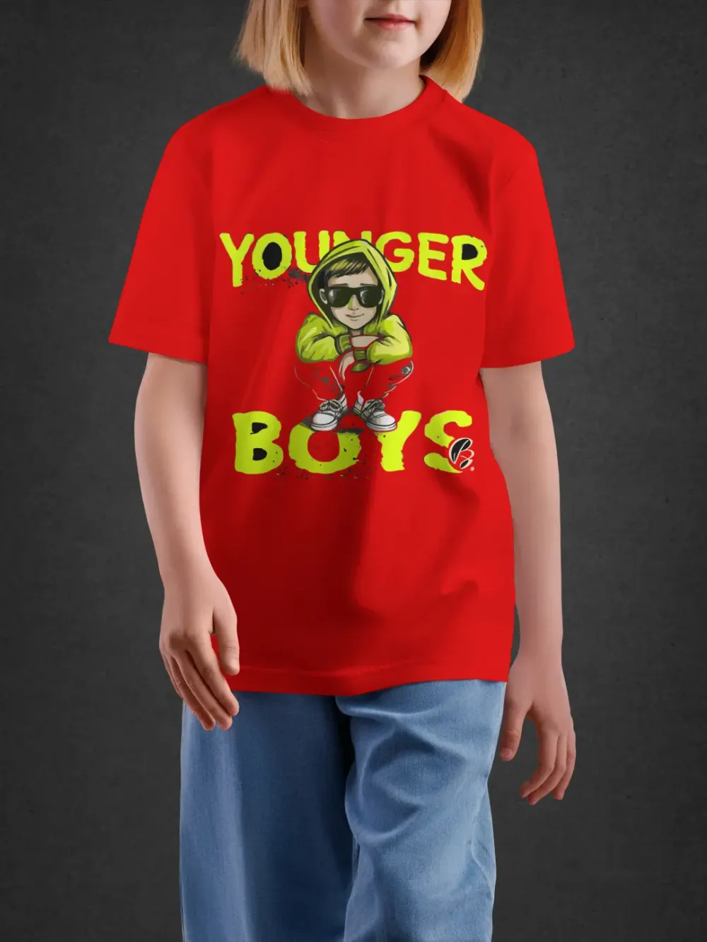 Tshirt for Boys Younger Boys 11-16Y Dynamic Tee in Red