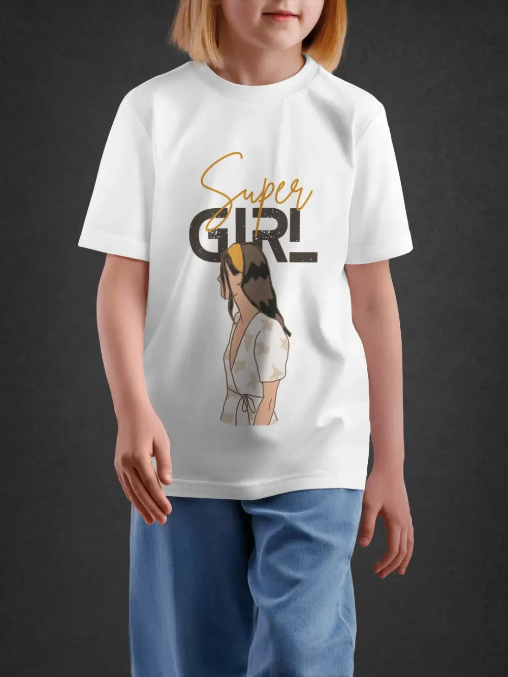 tshirt for girls, Tshirt for Girls Super Girl 11-16Y Fabulous Tee by LAMBLILY