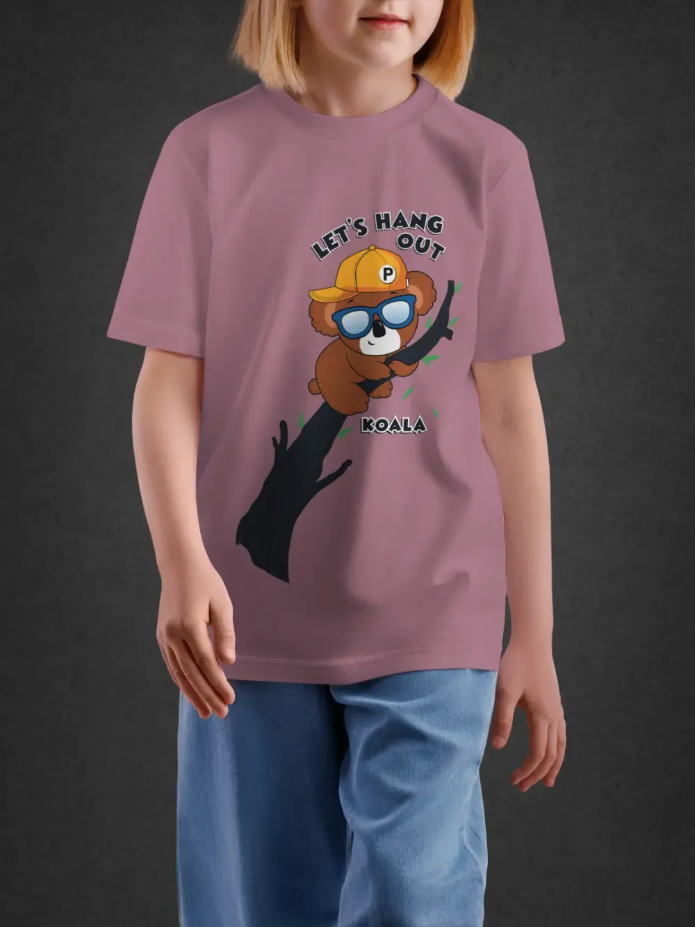 Tshirt for Kids Hang Out Koala 2-6Y Delight Tee in Pink