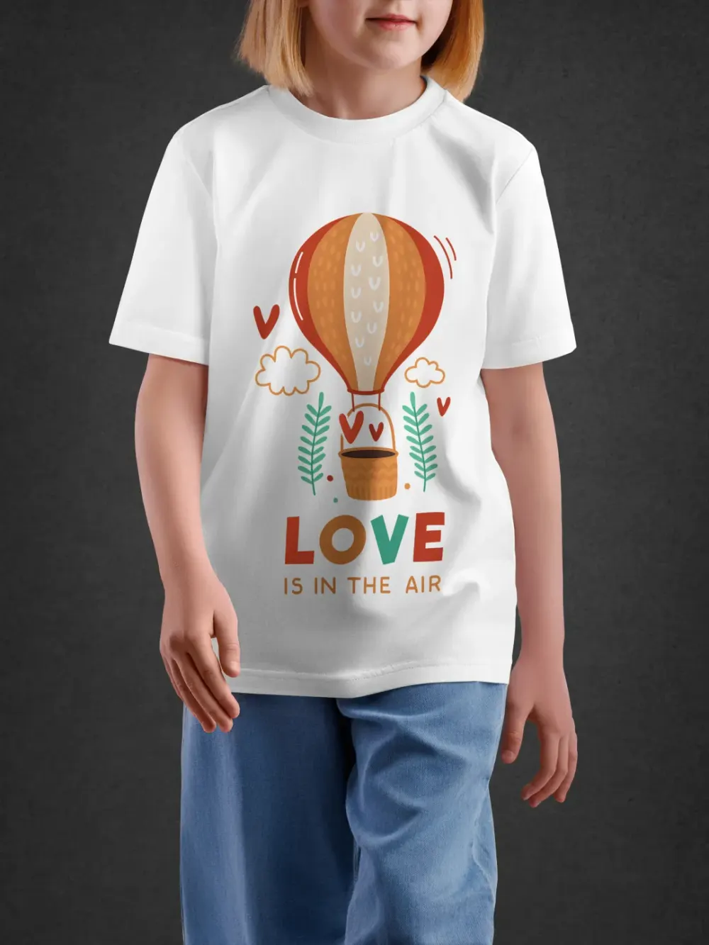 tshirt for kids, Tshirt for Kids Love In Air 2-6Y Delight Tee by LAMBLILY