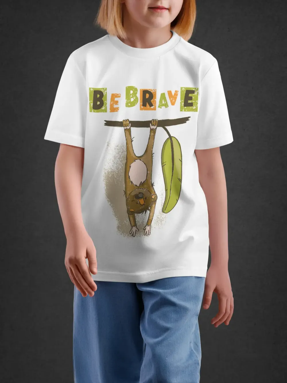 tshirt for kids, Tshirt for Kids Be Brave 2-6Y Amazing Tee by LAMBLILY