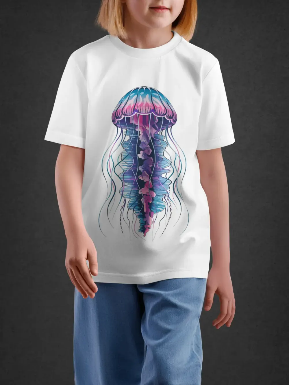 tshirt for kids, Tshirt for Kids Jellyfish 7-12Y Amazing Tee by LAMBLILY