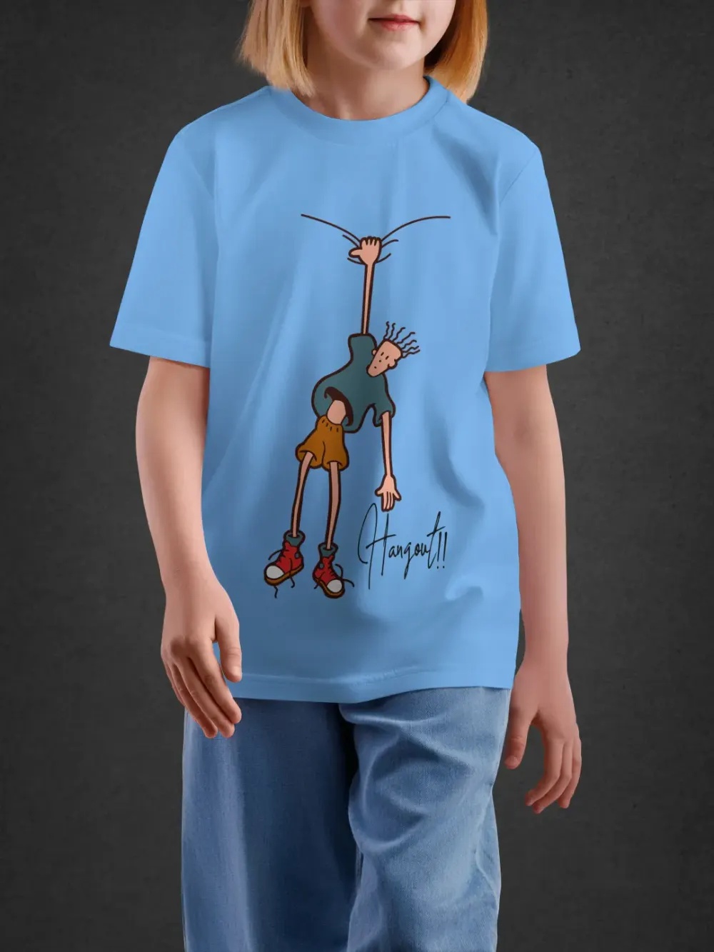 Tshirt for Kids Hangout 2-6Y Delight Tee in Blue