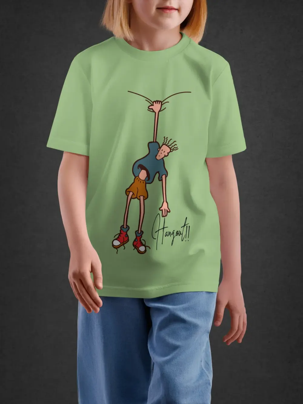 Tshirt for Kids Hangout 2-6Y Delight Tee in Green