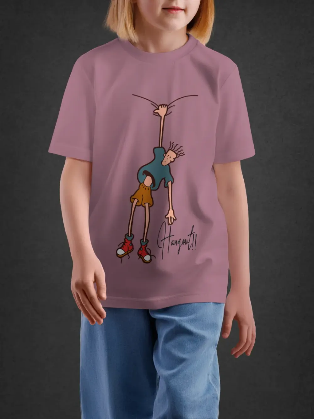 Tshirt for Kids Hangout 2-6Y Delight Tee in Pink