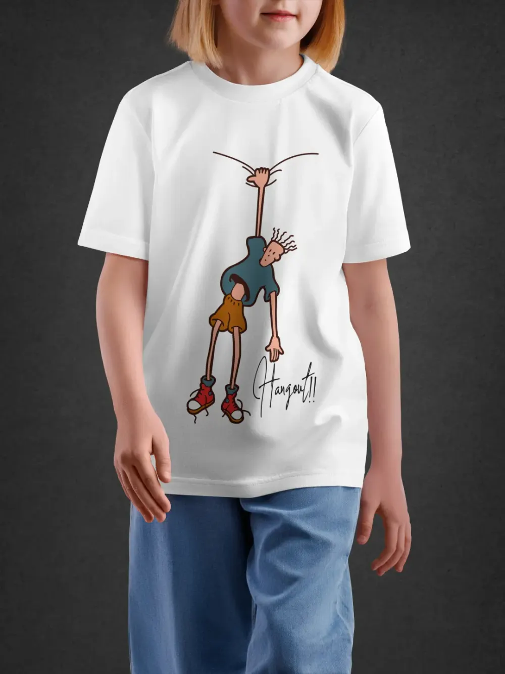 tshirt for kids, Tshirt for Kids Hangout 2-6Y Delight Tee by LAMBLILY