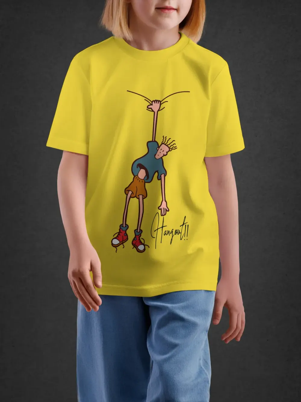 Tshirt for Kids Hangout 2-6Y Delight Tee in Yellow