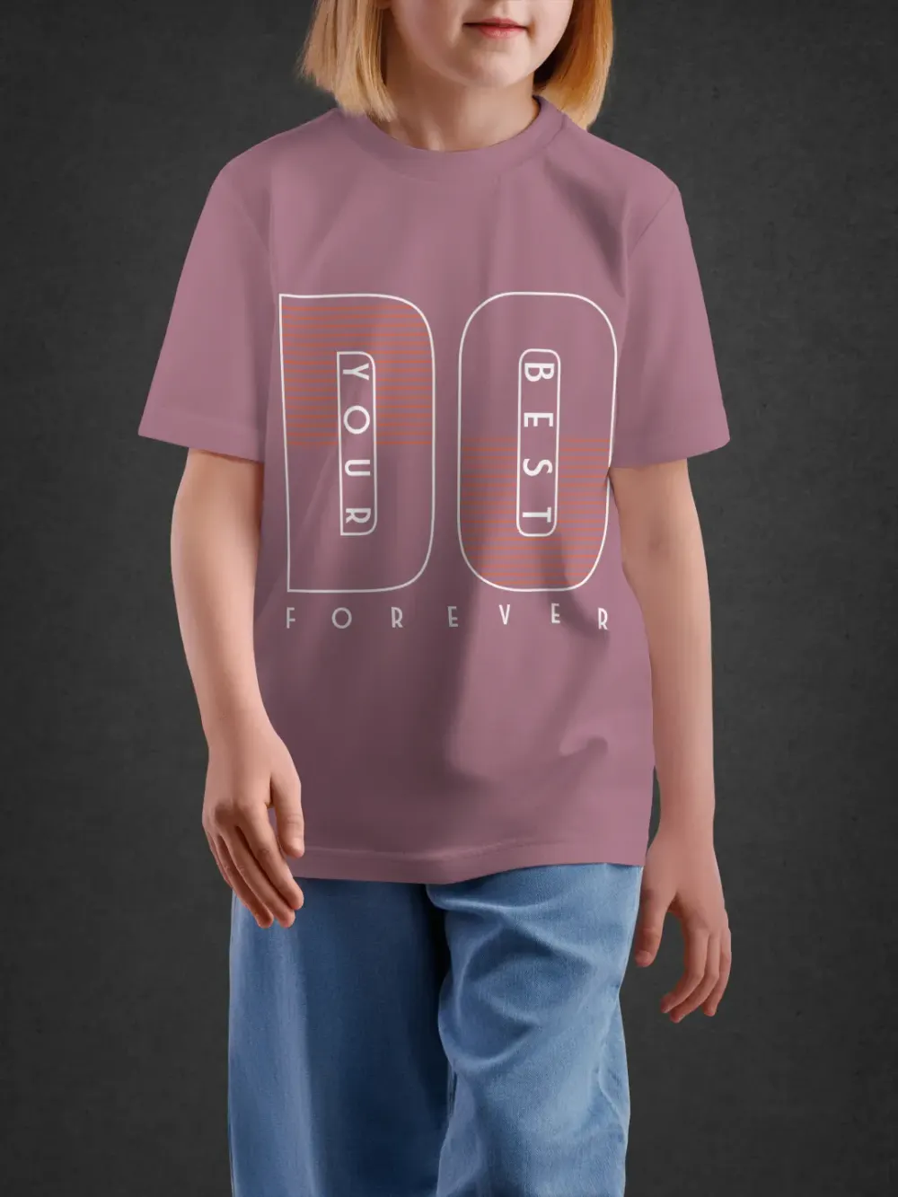 Tshirt for Kids Do Forever 11-16Y Bold Tee in Pink