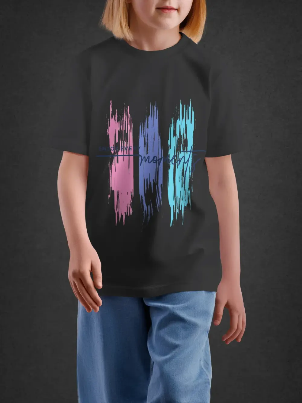Tshirt for Kids Moments 7-12Y Inspiring Tee in Black