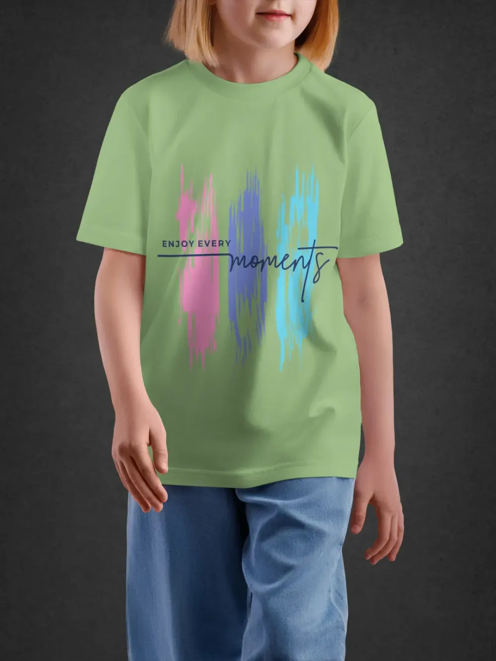 Tshirt for Kids Moments 7-12Y Inspiring Tee in Green