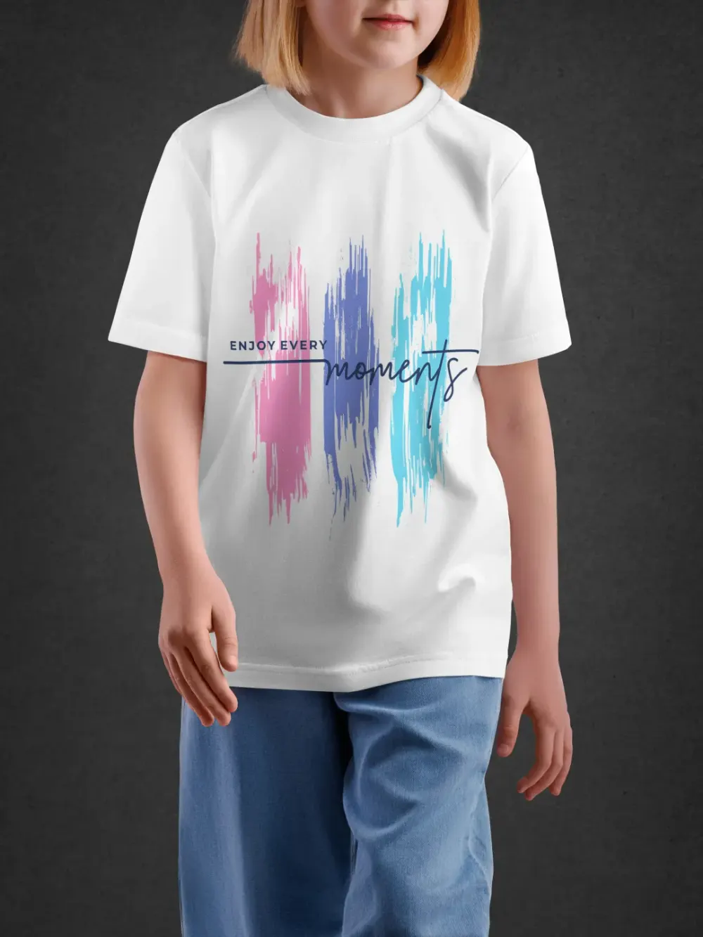 tshirt for kids, Tshirt for Kids Moments 7-12Y Inspiring Tee by LAMBLILY