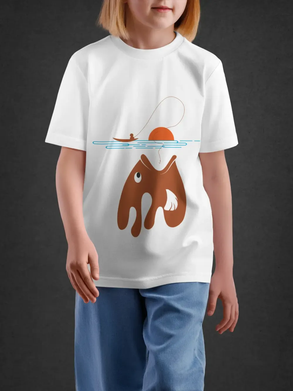 tshirt for kids, Tshirt for Kids Mountain View 7-12Y Amazing Tee by LAMBLILY