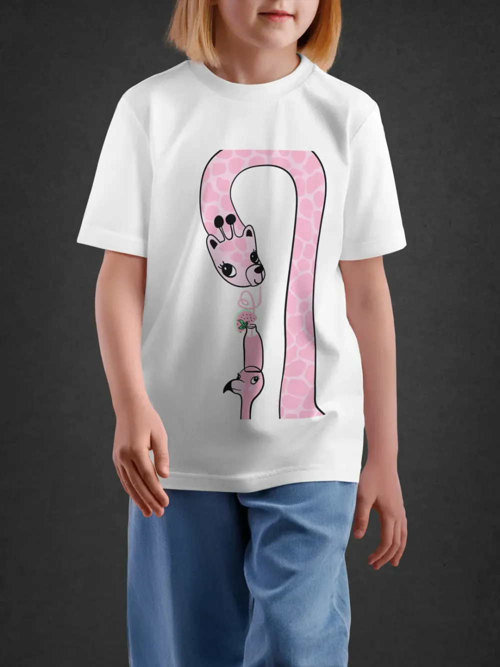 tshirt for girls, Tshirt for Girls Hello Summer 2-6Y Delight Tee by LAMBLILY