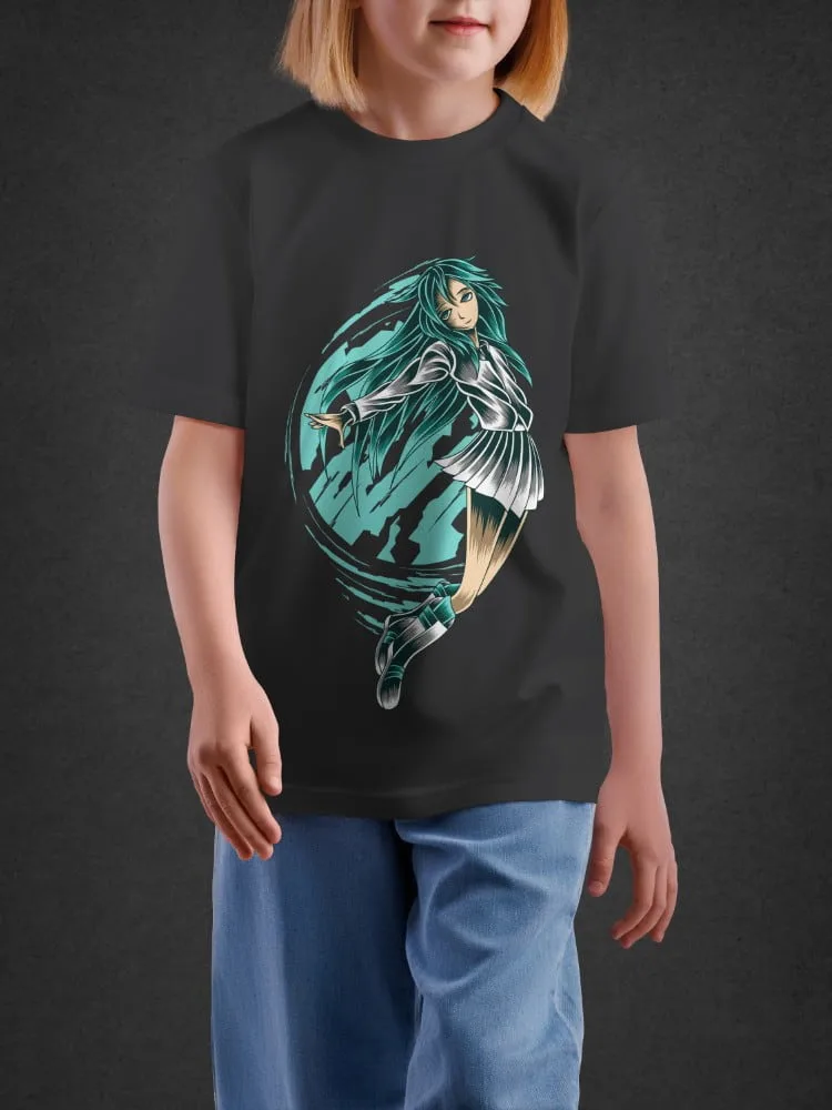 Tshirt For Girls, Tshirt for Girls Anime Hero 11-16Y Dynamic Tee by LAMBLILY