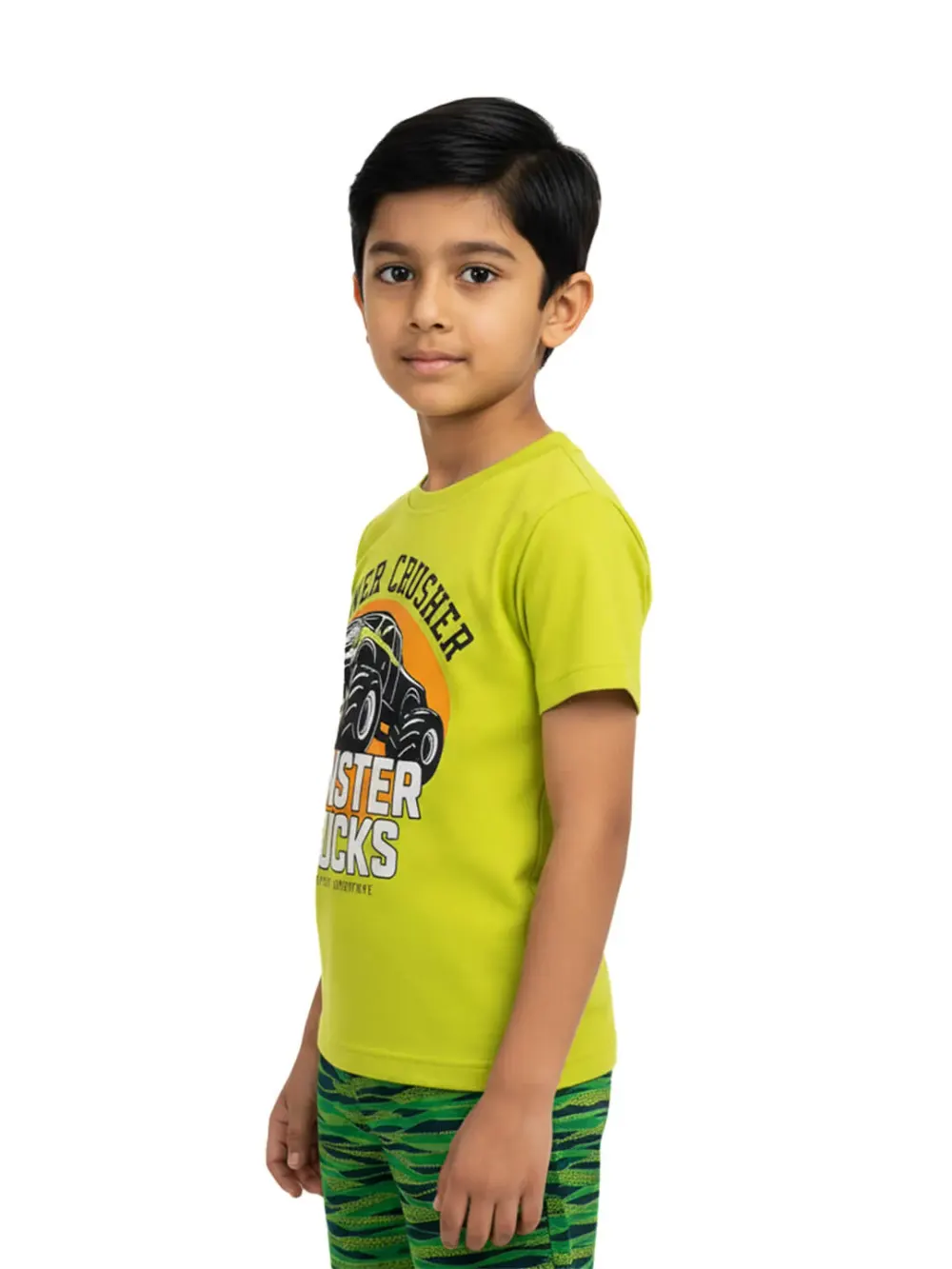 Dress sets for boys - Kids Dress Sets – Kids Clothes for Boys – Shorts for Boys | Trucks, close-up detail