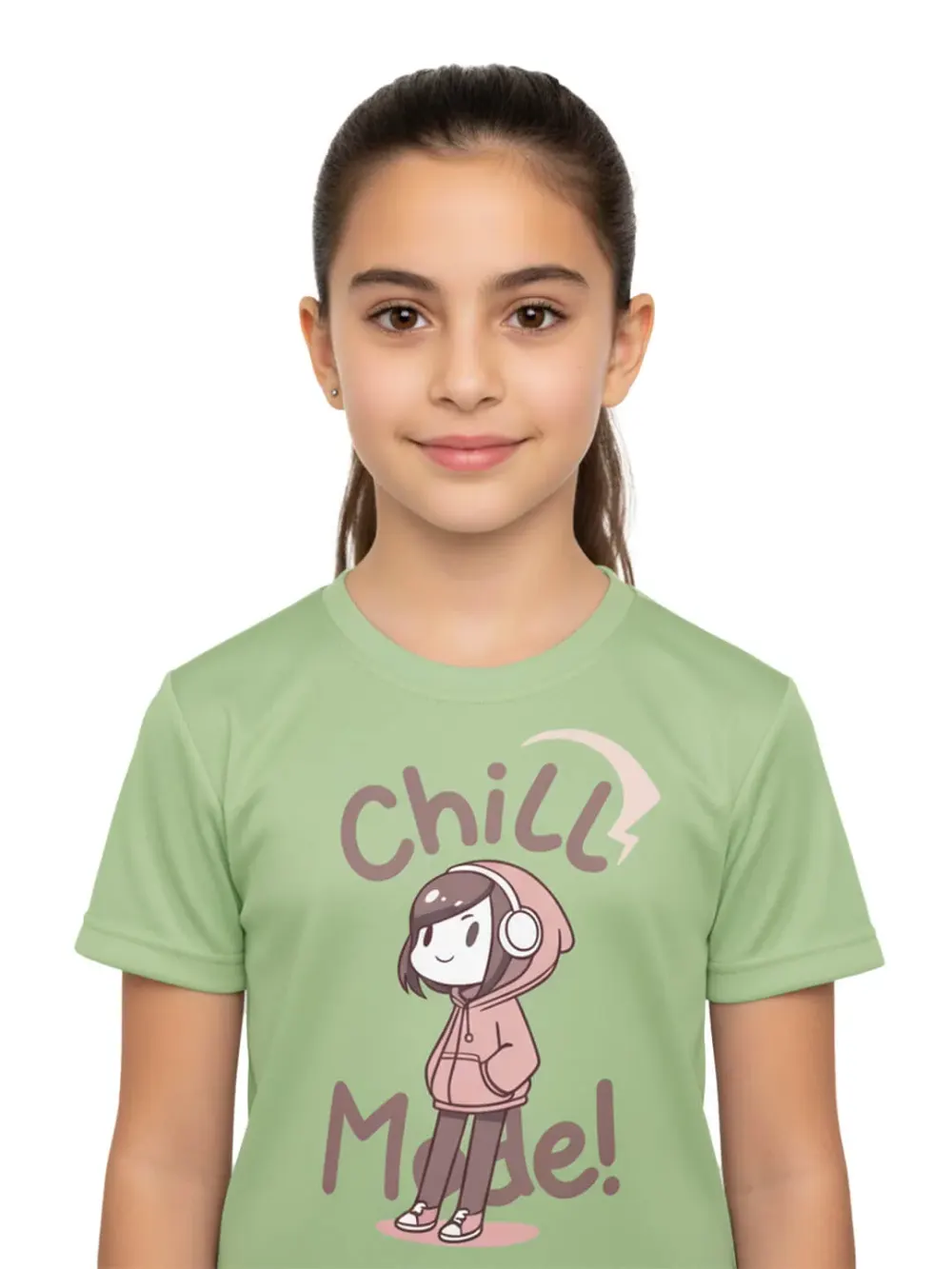 Tshirt for Kids Chill Mode 2-6Y Amazing Fun Tee, back view
