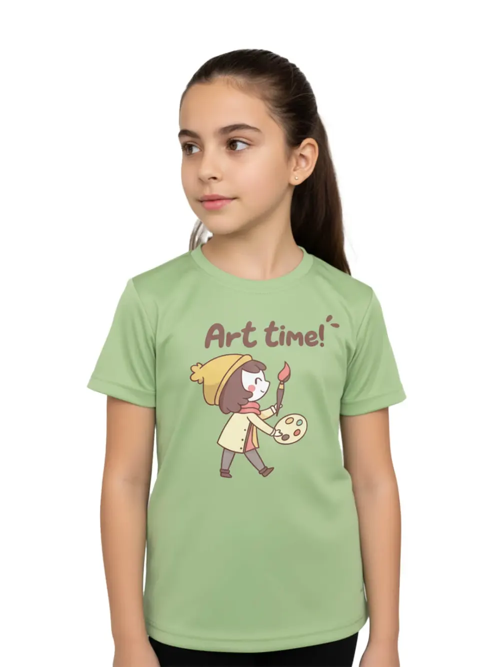 Tshirt for Kids Art Time 2-6Y Amazing Fun Tee, fabric detail