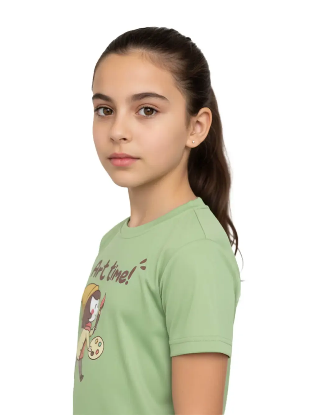 Tshirt for Kids Art Time 2-6Y Amazing Fun Tee, side view