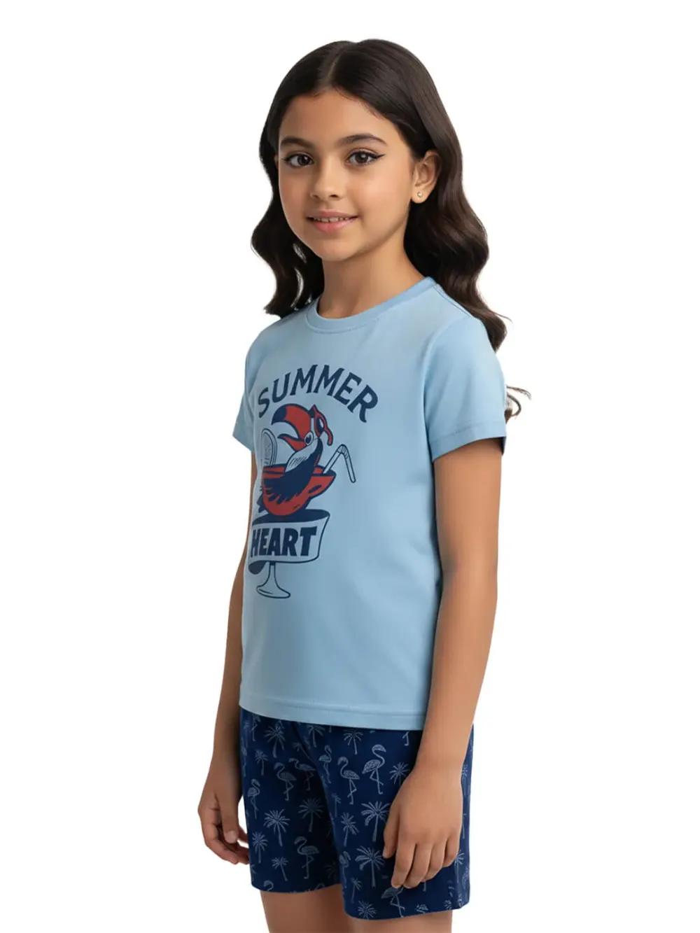 Dress sets for girls - Kids Dress Sets – Kids Clothes for Girls – Shorts for Girls | Summer, back view
