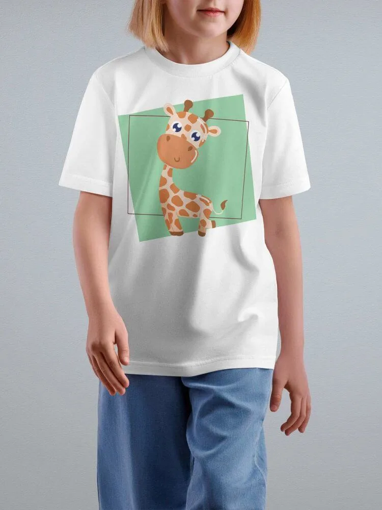 Tshirt For Kids, Tshirt for Kids Giraffe 2-6Y Amazing Fun Tee by LAMBLILY