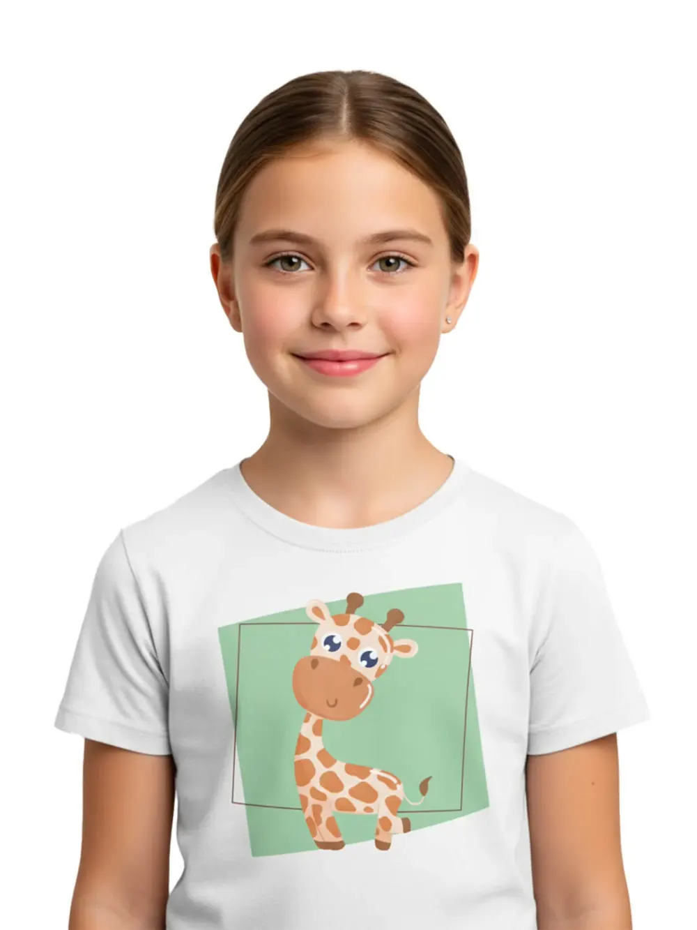 Tshirt for Kids Giraffe 2-6Y Amazing Fun Tee, fabric detail