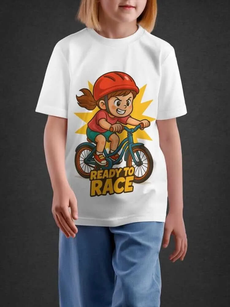 Tshirt For Kids, Tshirt for Kids Ready to Race 2-6Y Amazing Fun by LAMBLILY