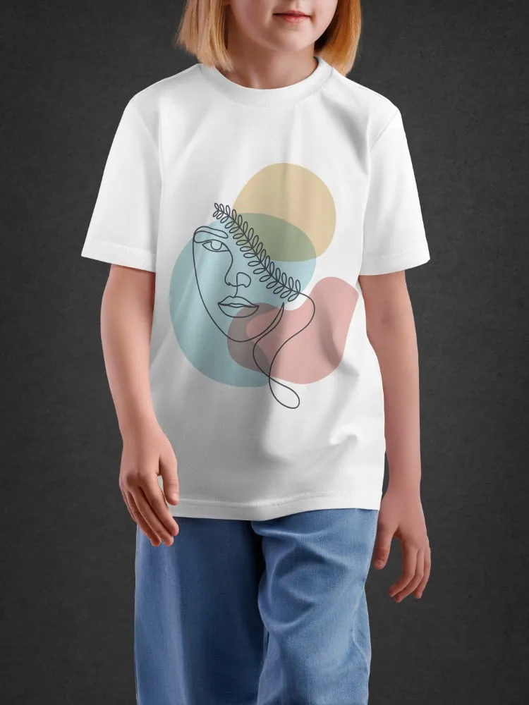 Tshirt For Girls, Tshirt for Girls Abstract Art 11-16Y Cute Fun Tee by LAMBLILY
