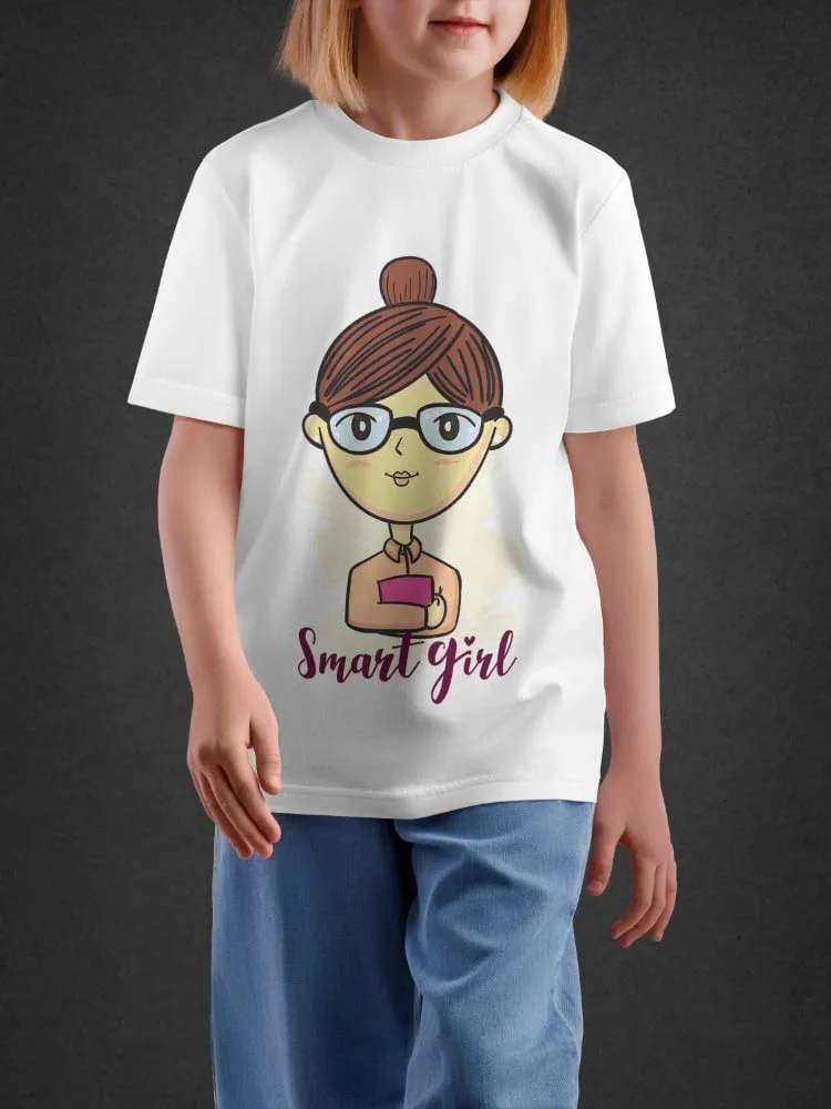 Tshirt For Girls, Tshirt for Girls Smart Girl 11-16Y Amazing Fun by LAMBLILY