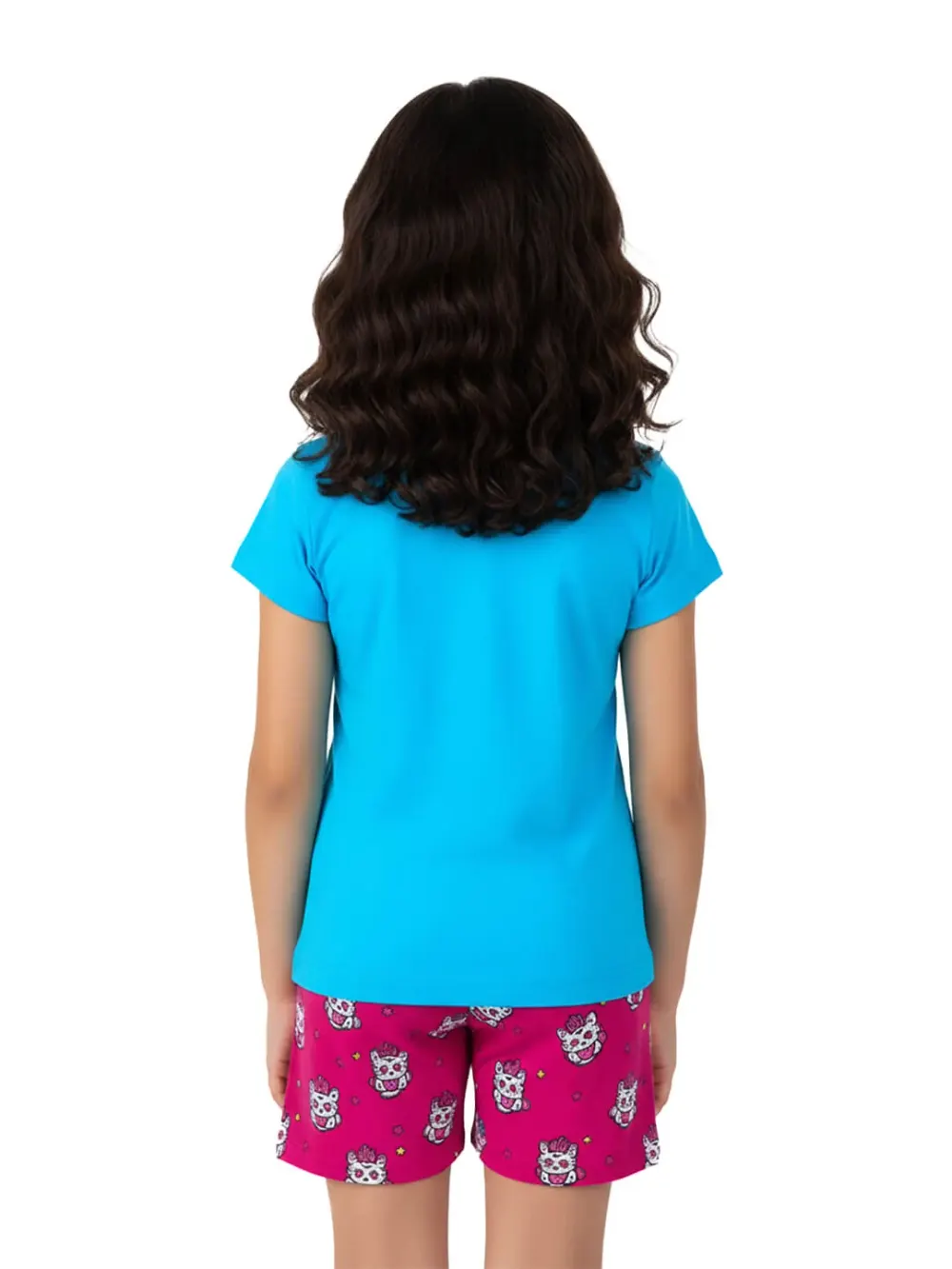 Dress sets for girls - Kids Dress Sets – Kids Clothes for Girls – Shorts for Girls | Unicorn, full outfit view