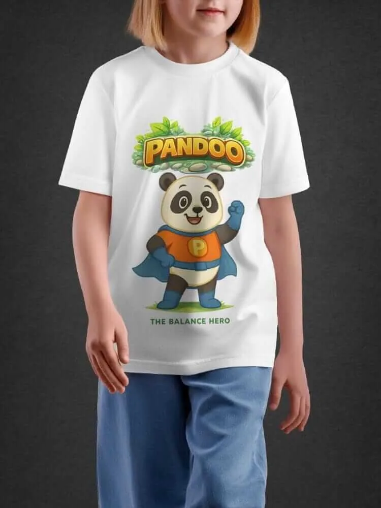 Tshirt For Kids, Pandoo Tshirts for Kids 7-12Y Cute Fun Tee by LAMBLILY