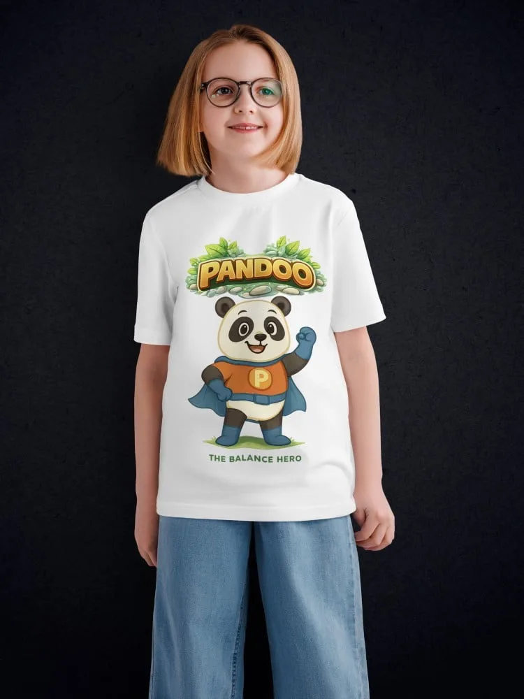 Tshirt for kids - Pandoo Tshirts for Kids 7-12Y Cute Fun Tee, styled look