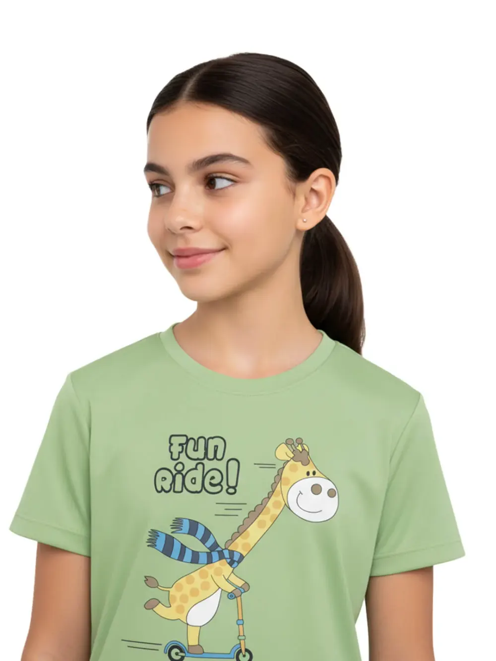 Tshirt for Kids Fun Ride 2-6Y Amazing Fun Tee, full outfit view