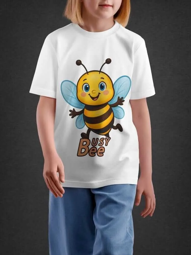 Tshirt For Kids, Tshirt for Kids Busy Bee 2-6Y Amazing Fun Tee by LAMBLILY