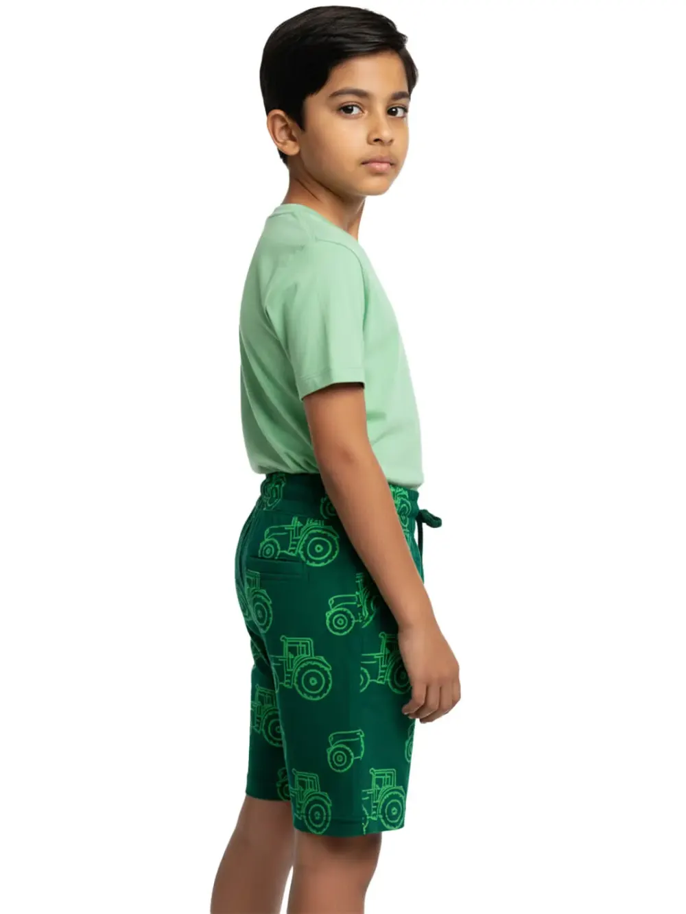 Shorts for kids - Kids Printed Shorts Cute Fun 100% Cotton, close-up detail