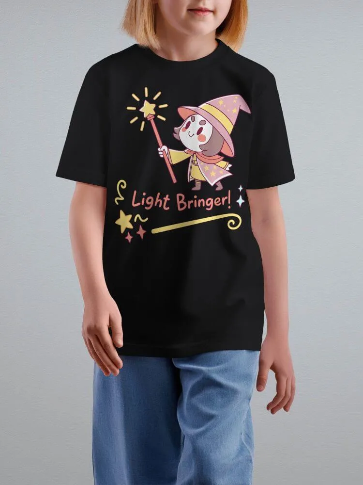 Tshirt for Girls Wizard 2-6Y Amazing Fun Tee, close-up detail