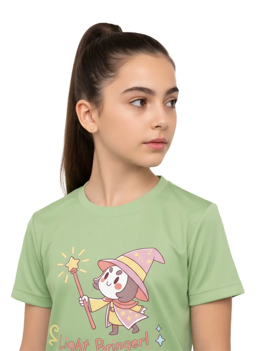 Tshirt for Girls Wizard 2-6Y Amazing Fun Tee, full outfit view