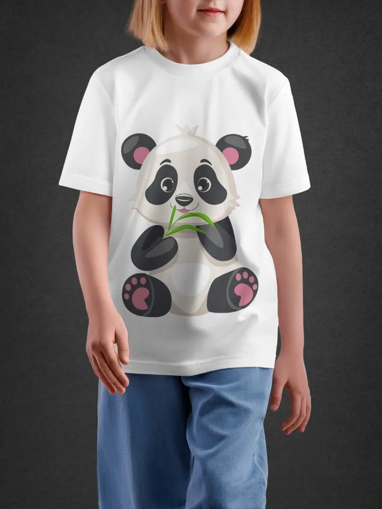 Tshirt For Kids, Tshirt for Kids Cute Panda 2-6Y Adorable Tee by LAMBLILY