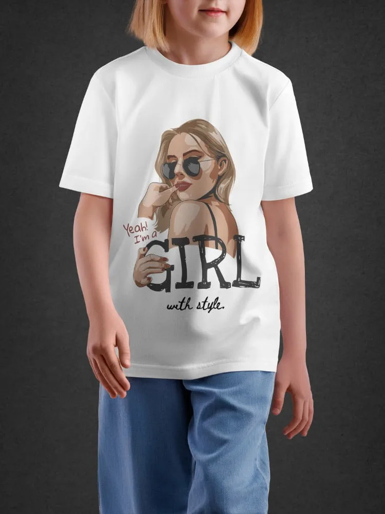 Tshirt For Girls, Tshirt for Girls Winter Fashion 11-16Y Cute Fun by LAMBLILY