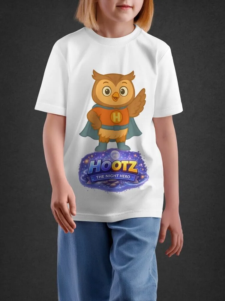 Tshirt For Kids, Hootz Tshirts for Kids 7-12Y Smart Fun Tee by LAMBLILY