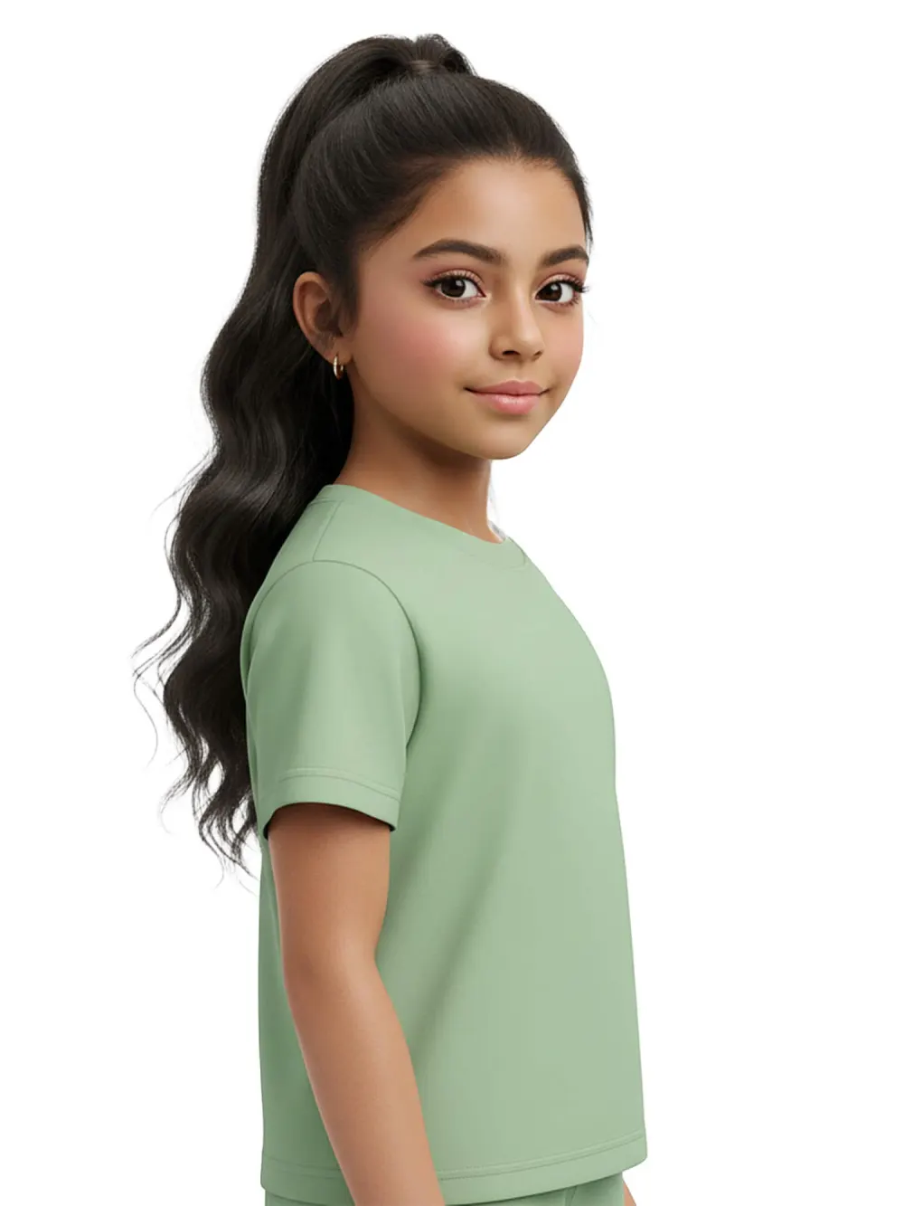 Clothing sets for girls - Clothing Sets for Kids Boys & Girls (Plain Design), side view