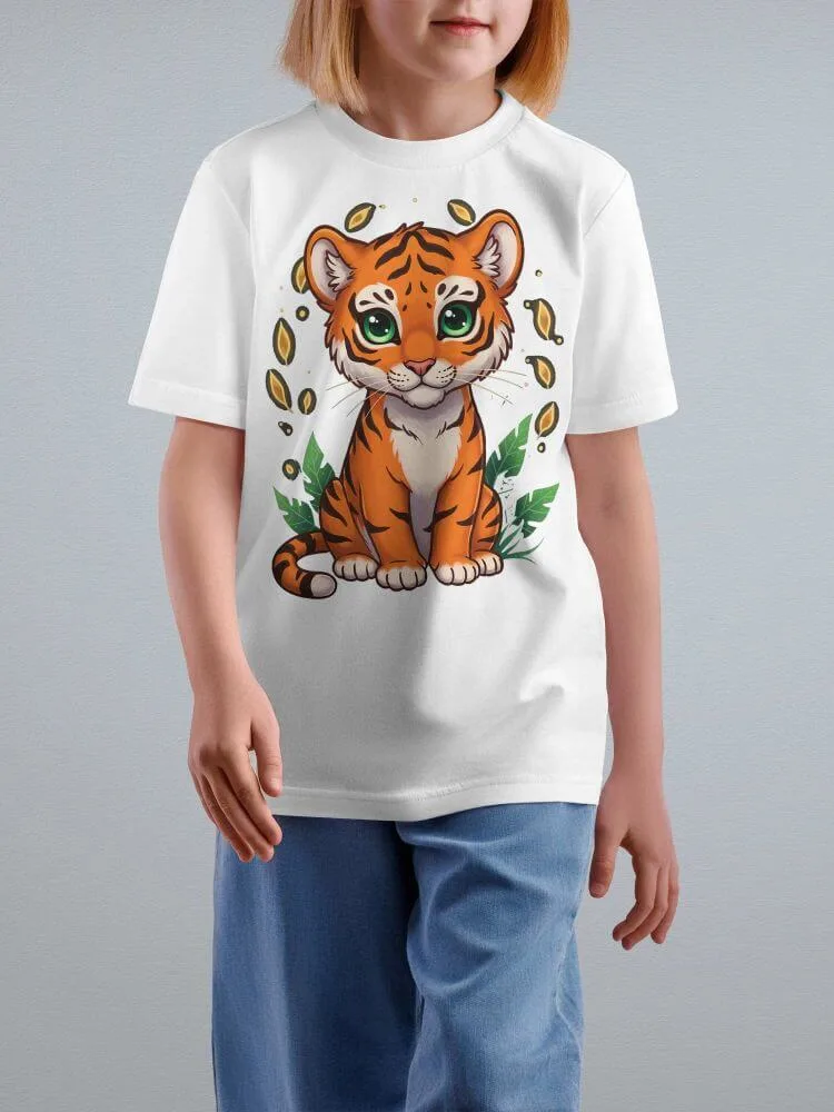 Tshirt For Kids, Tshirt for Kids Tiger Cub 2-6Y Amazing Fun Tee by LAMBLILY
