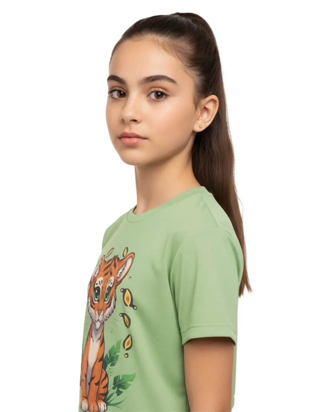 Tshirt for Kids Tiger Cub 2-6Y Amazing Fun Tee, side view