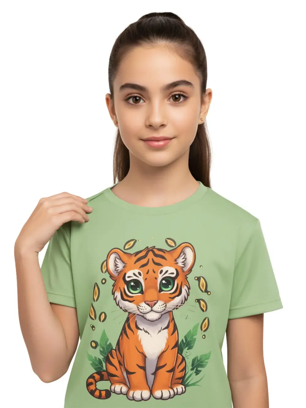Tshirt for Kids Tiger Cub 2-6Y Amazing Fun Tee, back view