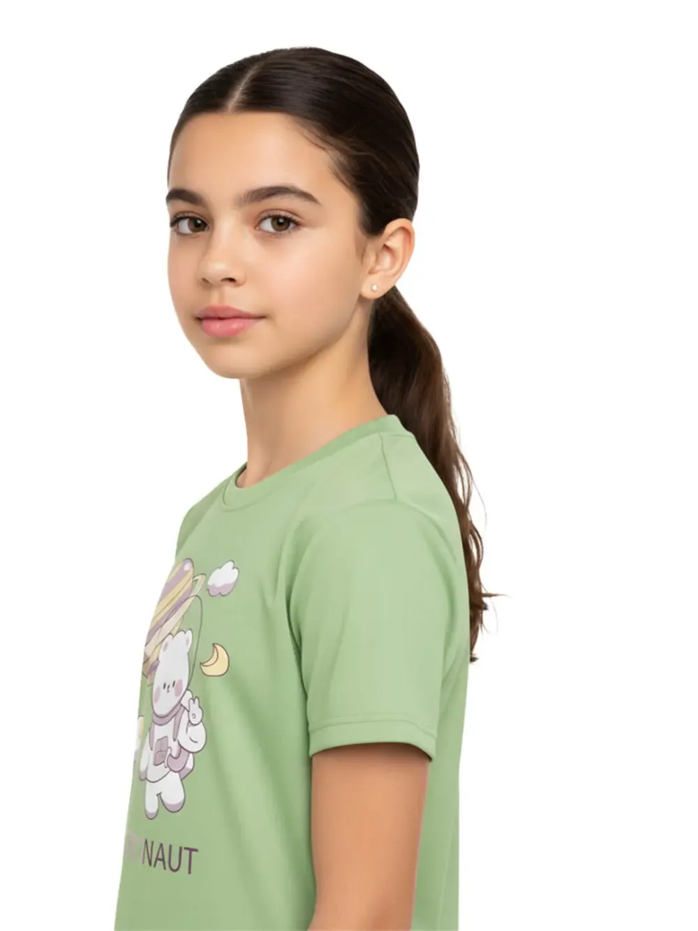 Tshirt for Girls Cute Astronaut 2-6Y Amazing Fun, styled look