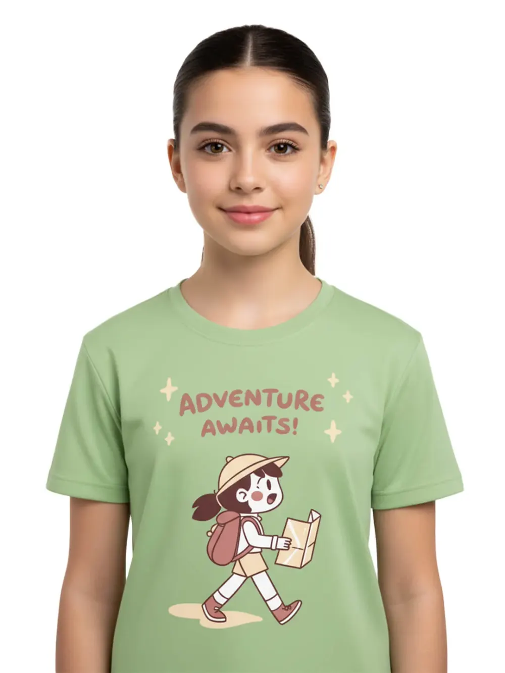 Tshirt for Kids Adventure 2-6Y Amazing Fun Tee, fabric detail
